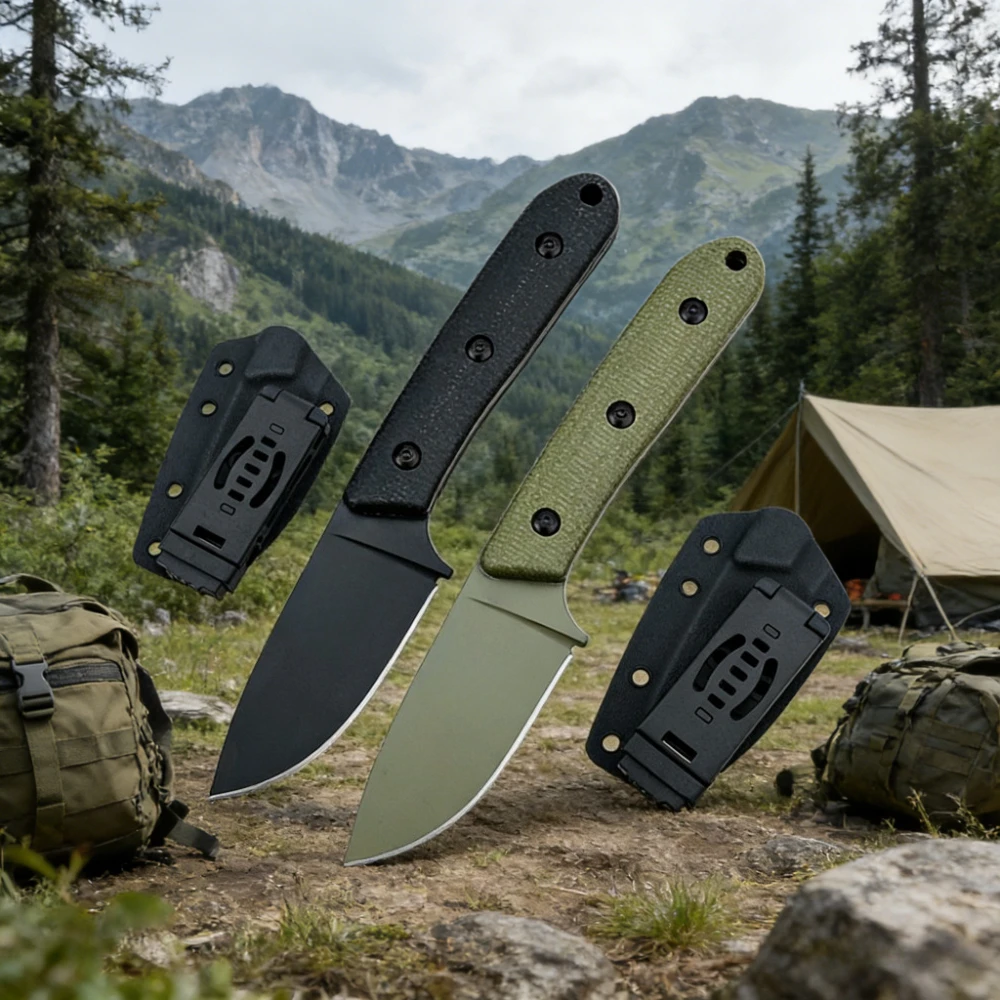 

Тактический нож Hidden Canyon Hunter с фиксированным клинком из стали D2, рукоять из микарты, с ножнами, незаменимый инструмент для активного отдыха, походов и ползания