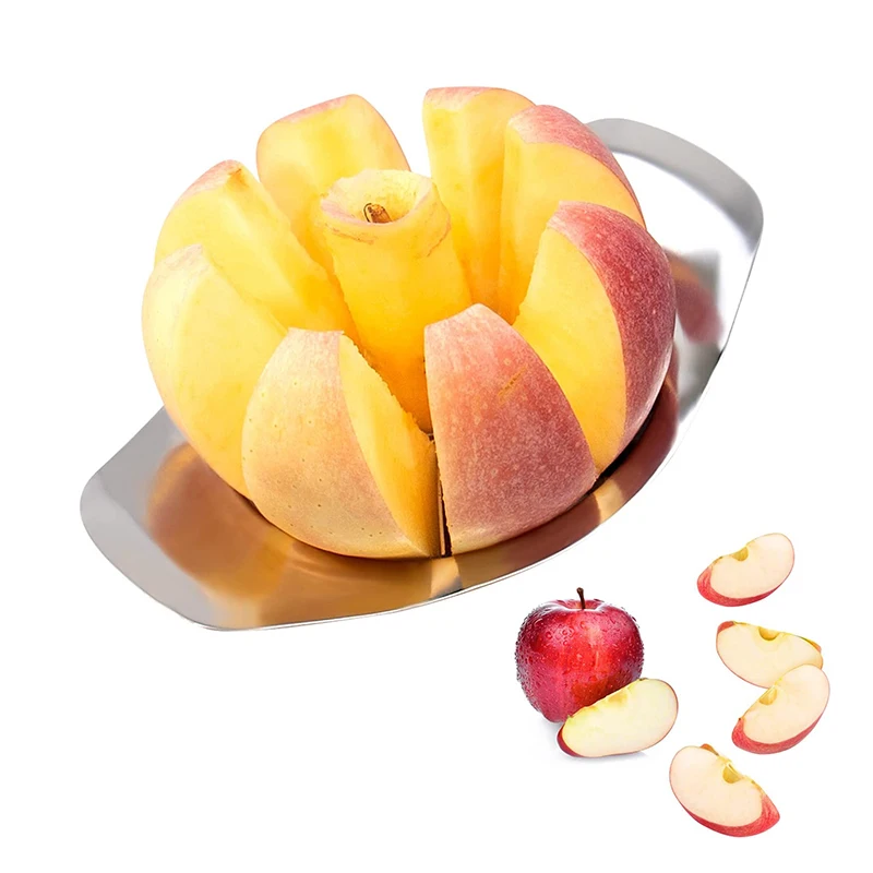 Stainless Steel Apple Slicer Fruit Cutter Fruit Cutter Stainless Steel 3-in-1 Stainless Steel Apple Corer Peeler Apple