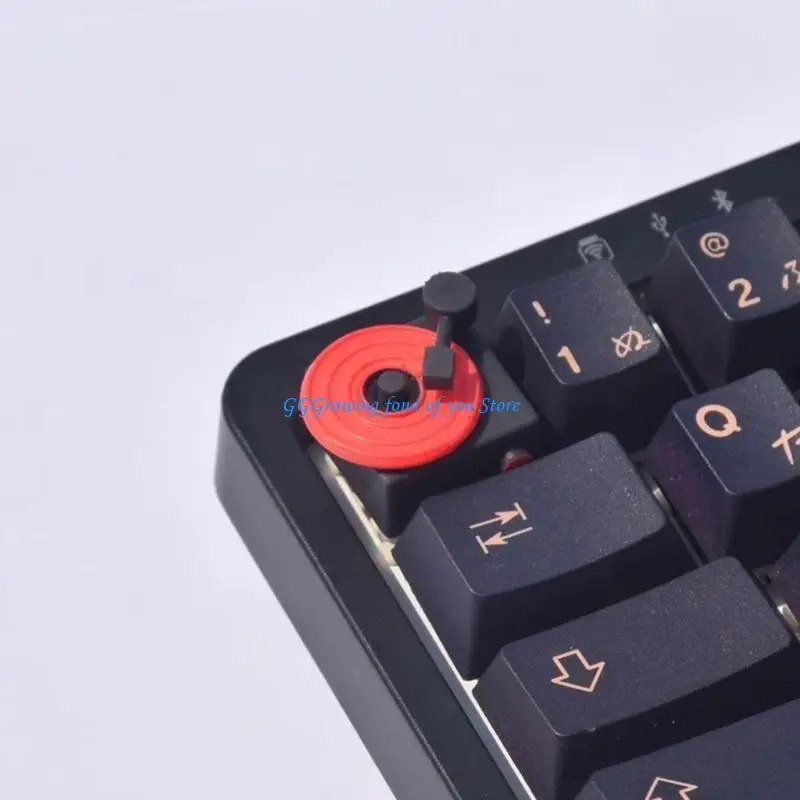 

H9EB Record Player Keycap for Various Mechanical Keyboards Perfect for Personalization Keyboards Decoration
