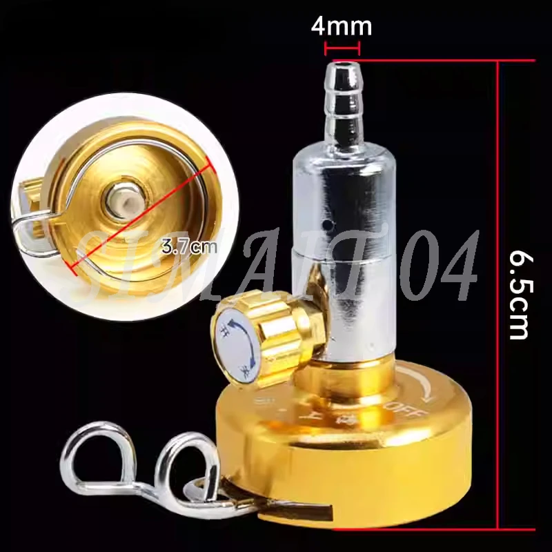 Encendedor de Gas conector rápido abridor de botellas de Gas butano válvula de apertura de Gas de acetileno Universal accesorios de soplete de soldadura rápida