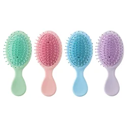 1 Pcs Mini Soft Bristles For Women Baby Girls Kids Wet Hair Brush Hair Combs Small Pocket Travel Hair Brush Combs