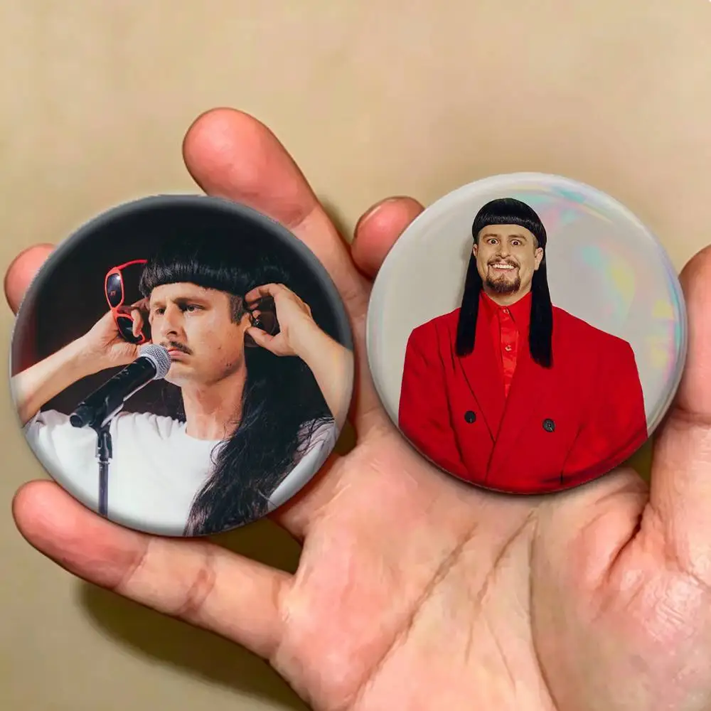 O-Oliver Tree Singer  Badges Creative Tinplate Button PinsBrooch Badge Clothes Backpack