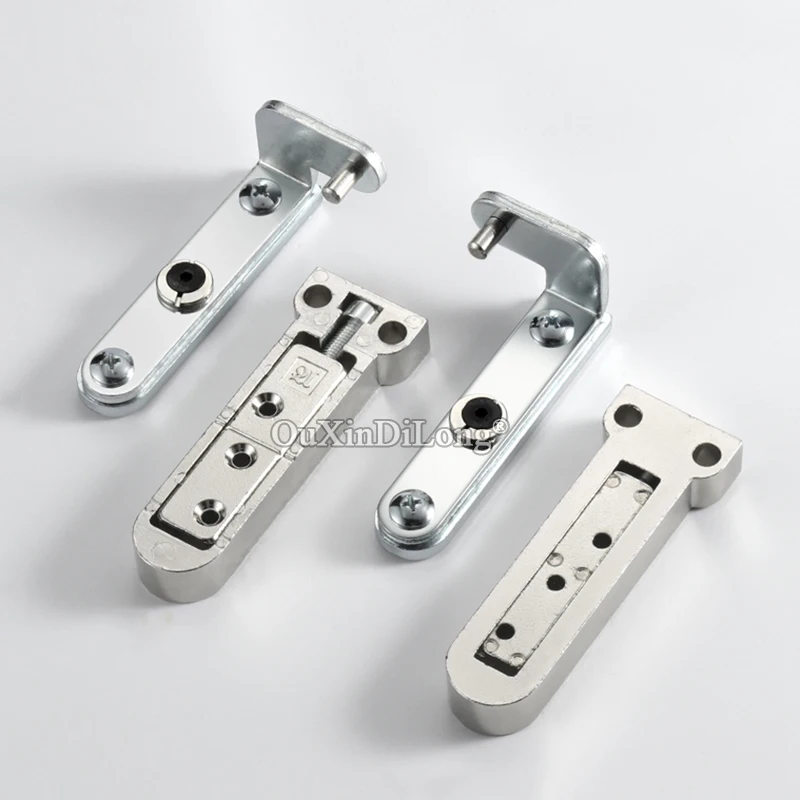 HOT 1Set Solid Zinc Alloy Heavy Door Hinges 3D Adjustable Invisible Hidden Door Pivot Hinges Install Up and Down Loading 70KG