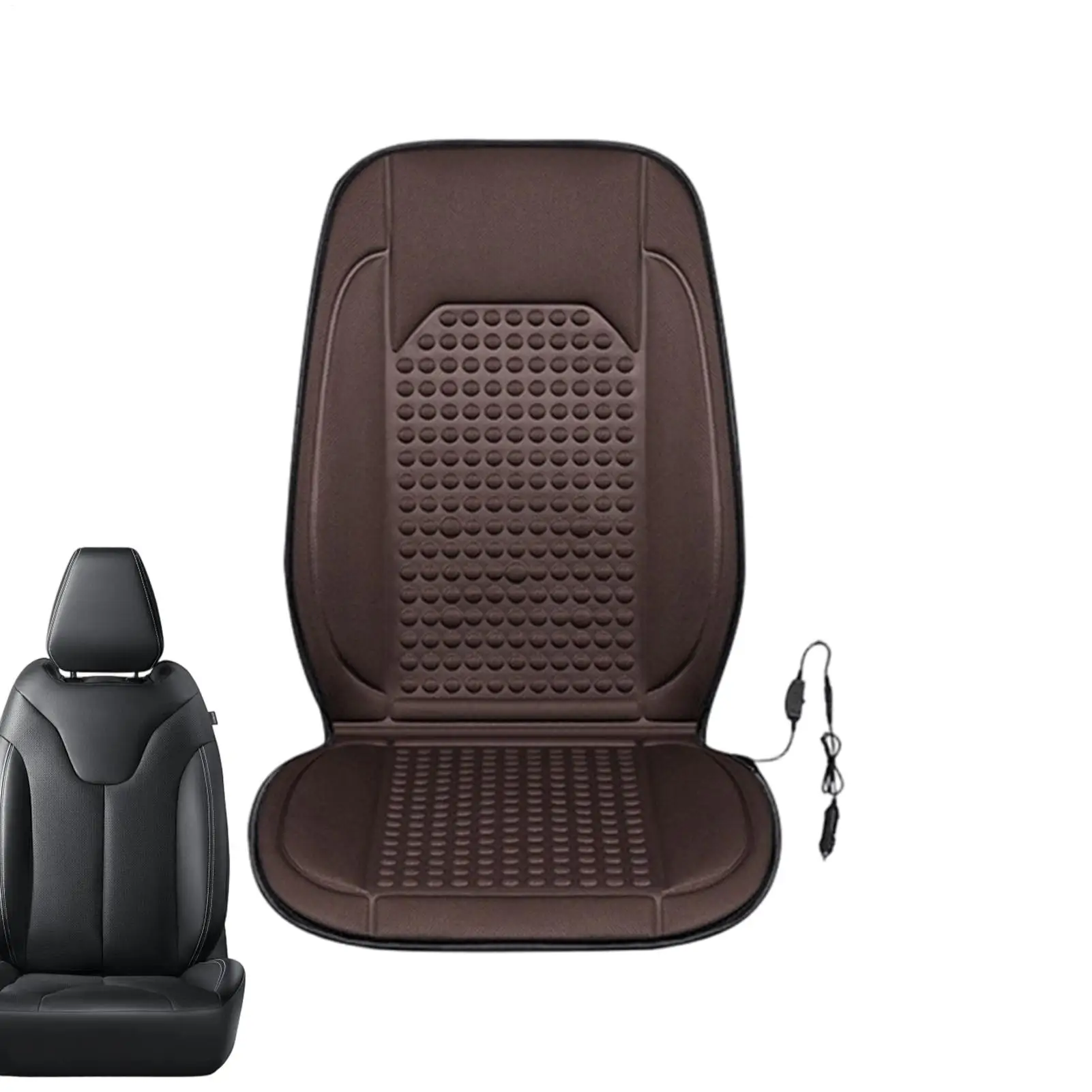 

Heated Seat For Car Ergonomic Full Back Cover Comfortable Car Seat Warmers For Vehicle For Truck SUV RV Sedan Automotive Van