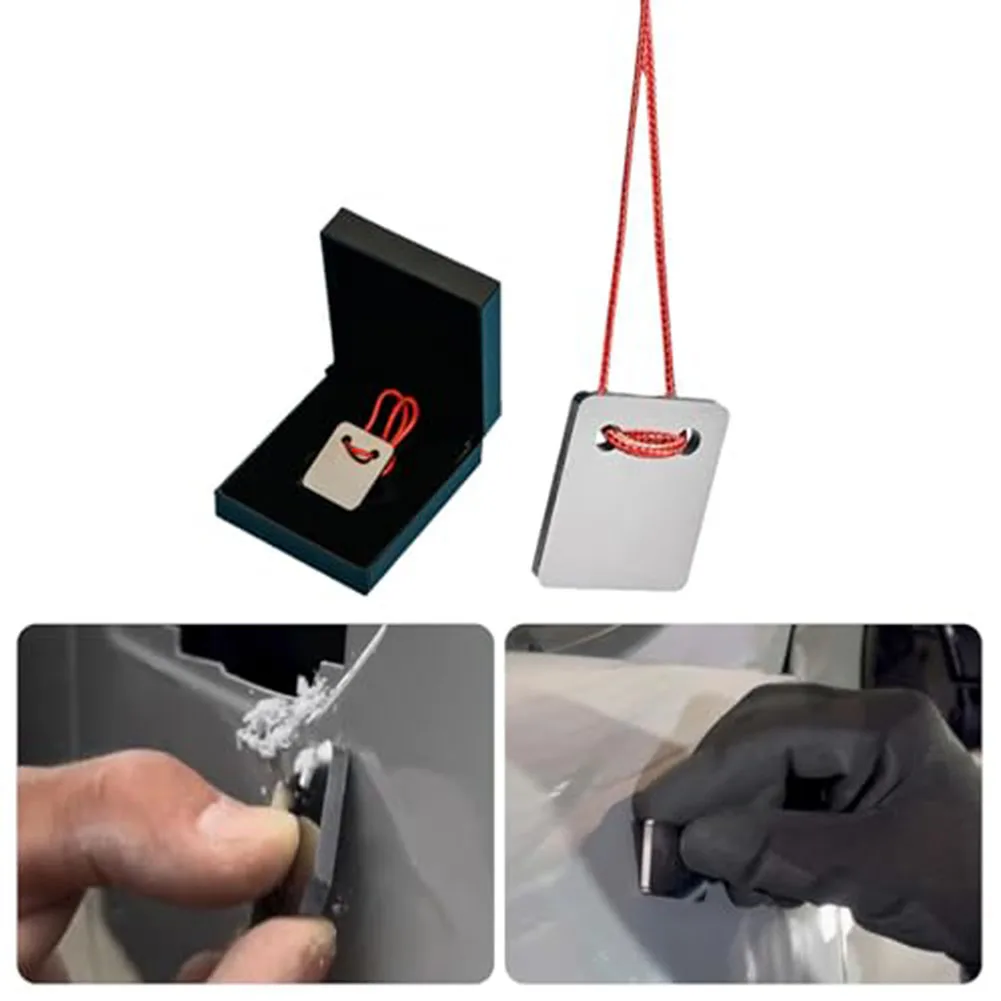

Car Spray Paint Point Repair Scraper Sagging Varnish Paint Removal Tool Steel Car Polisher Scraper For Car Repairing