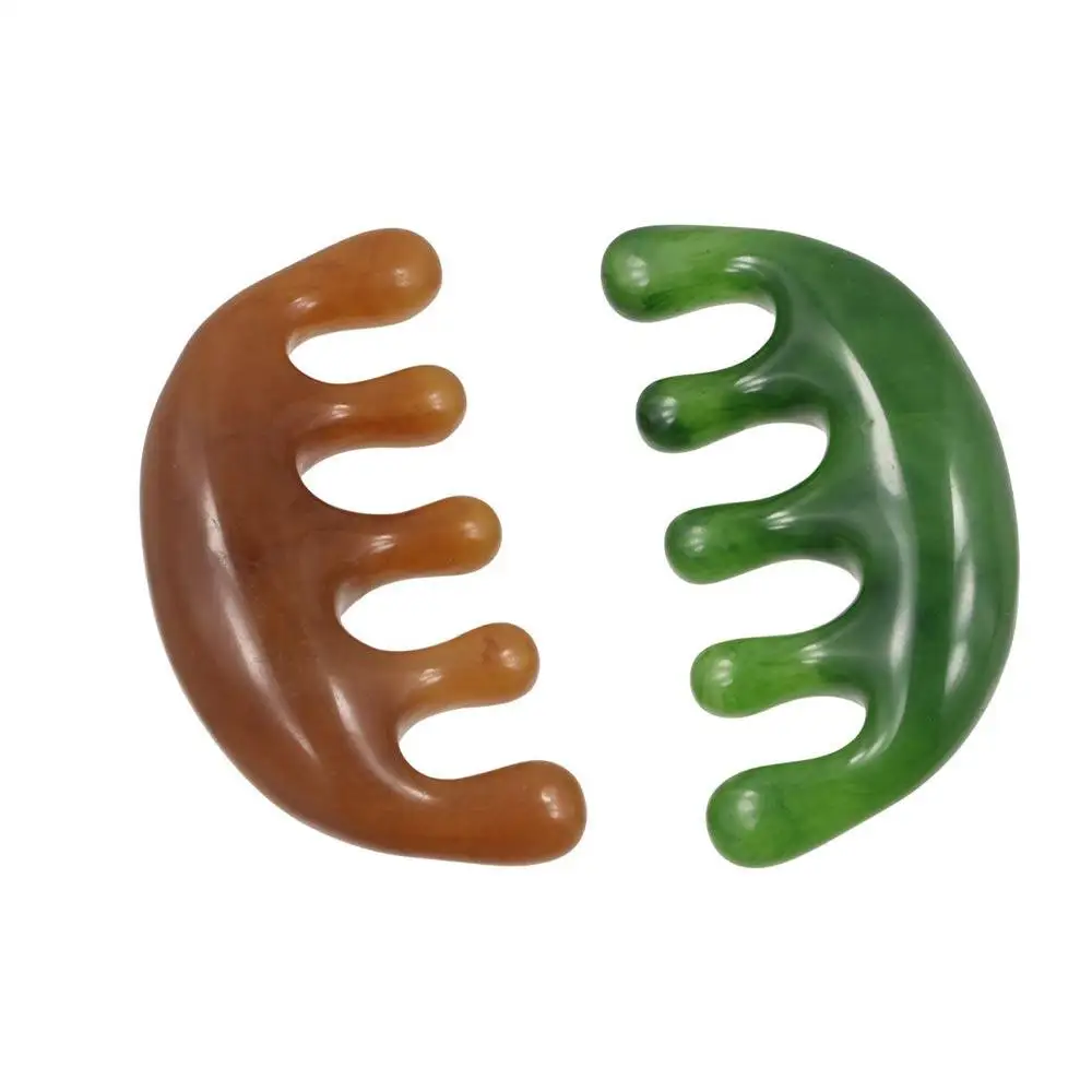 

Slimming Resin Skin Care Tool Physical Therapy Massage Tool Massage Comb Gua Sha Board Face Massager Facial Scraping Scraper