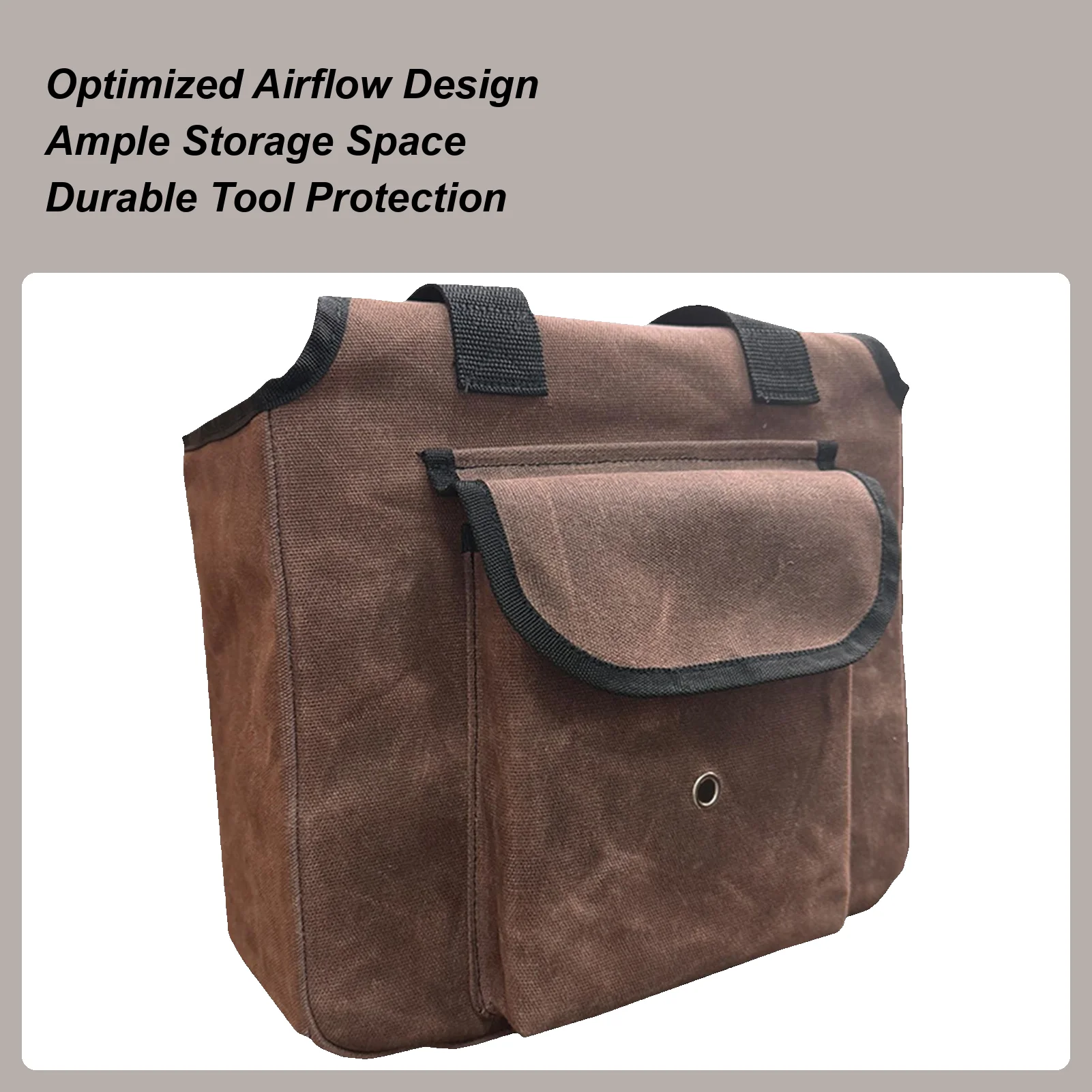 Gardening Bag Waterproof Large Capacity Heavy-Duty Tote Garden Tool Bag Organizer for Beginners Enthusiasts Landscapers