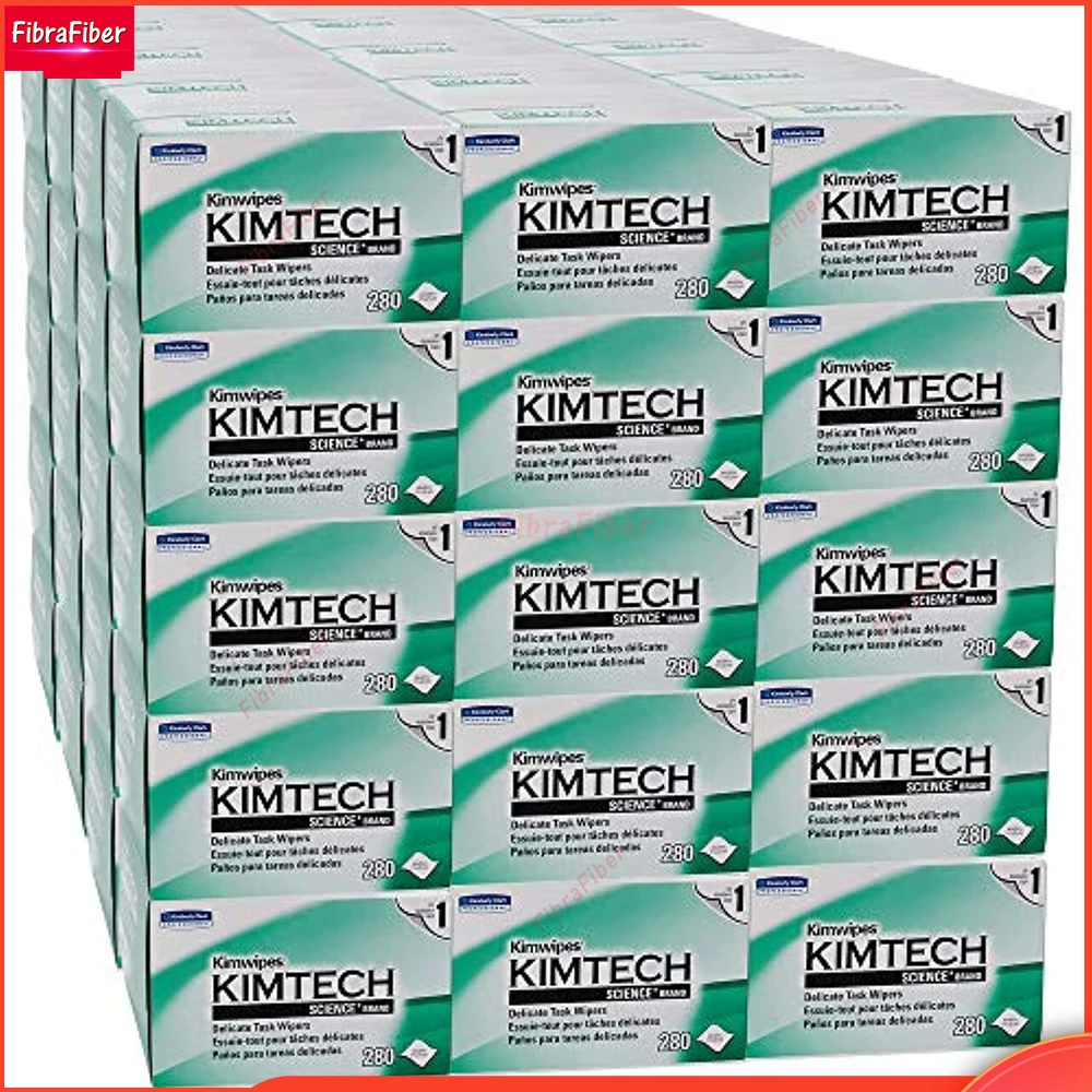 

KIMTECH Kimwipes Fiber cleaning paper kimperly wipes Optical fiber wiping paper USA Import Free shipping