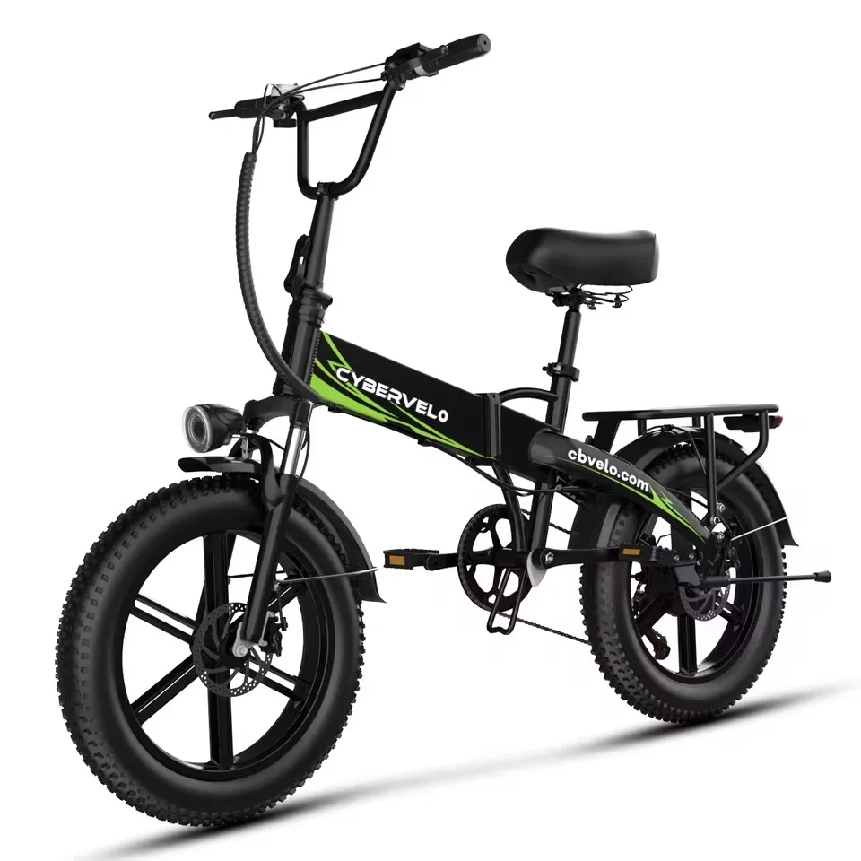 

magnesium alloy oneset rim 20inch ebike ,electric bicycle for adult ,battery removable 48V 50+miles fat tyre ebike foldable bike