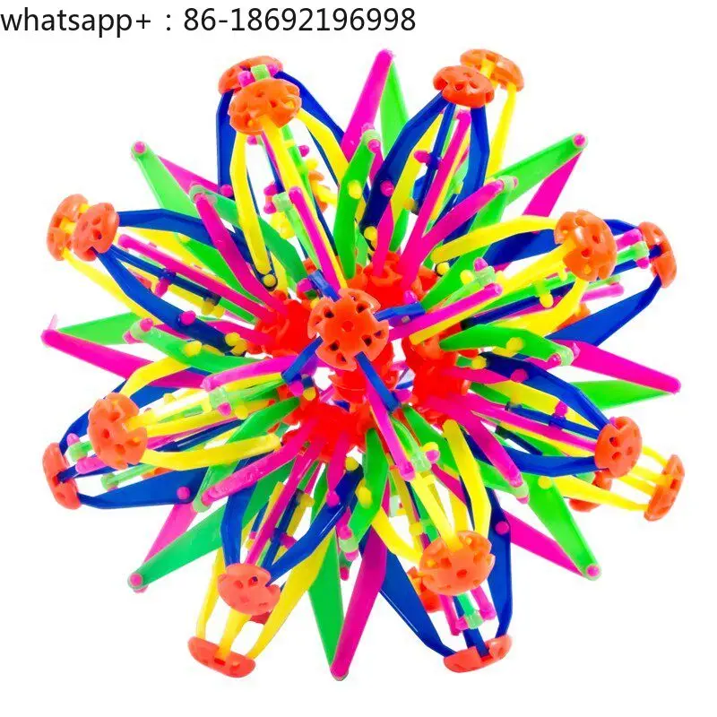 Children's Educational Deformation  Variety Flower  Becomes Large Shrinkage Outdoor Throwing Toy