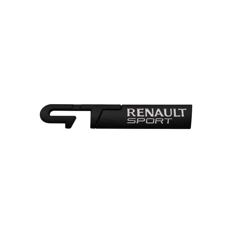Megane 2 3 4 5 Duster Logan Clio Laguna 2 Capture Arkana GT Sport Fender Trunk 3D نمط السيارة، الملصقات الخلفية، الشعارات، شارات، عصا