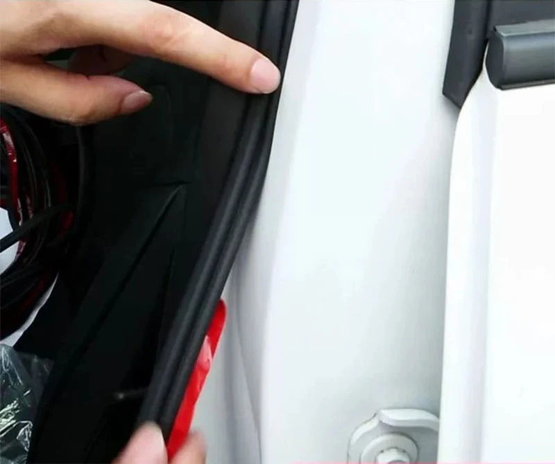 Auto Tür Doppel Dichtung Streifen Auto Schutz Dichtung Streifen Auto Gummi Dichtung für Auto L-typ Noise Dichtung Streifen schalldämmung – Detail 13