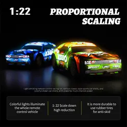 RC Car Professional Racing Toys Model Remote Control Racing Drift Cars RC Racing Car LED Light Toys For Boys Birthday Gifts