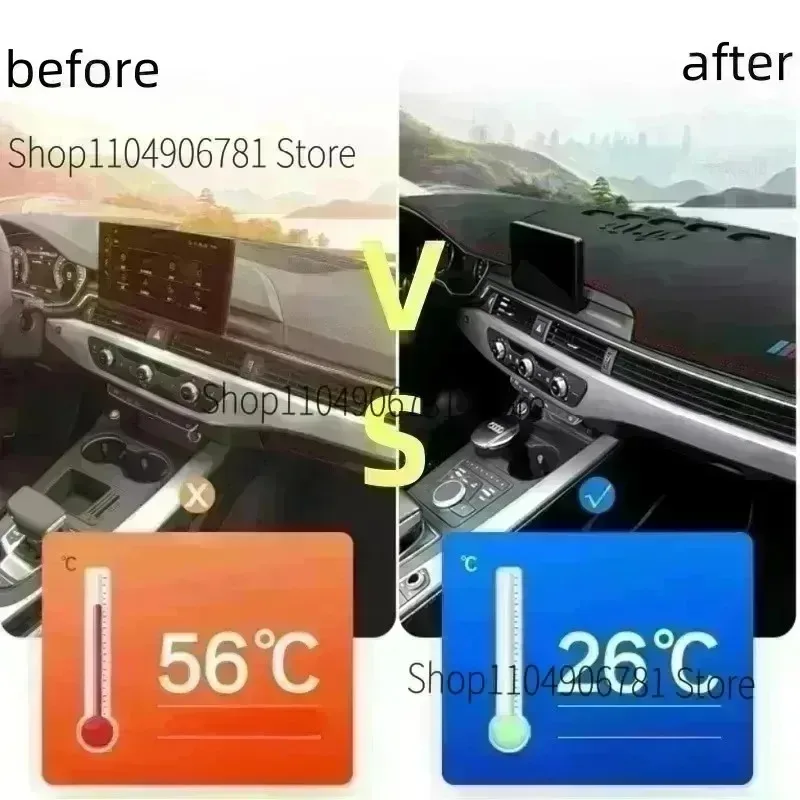 ل Tiggo 8PLUS 2025 سيارة داش حصيرة داشمات لوحة القيادة حصيرة غطاء الشمس الظل داش غطاء لوحي اكسسوارات السجاد #4