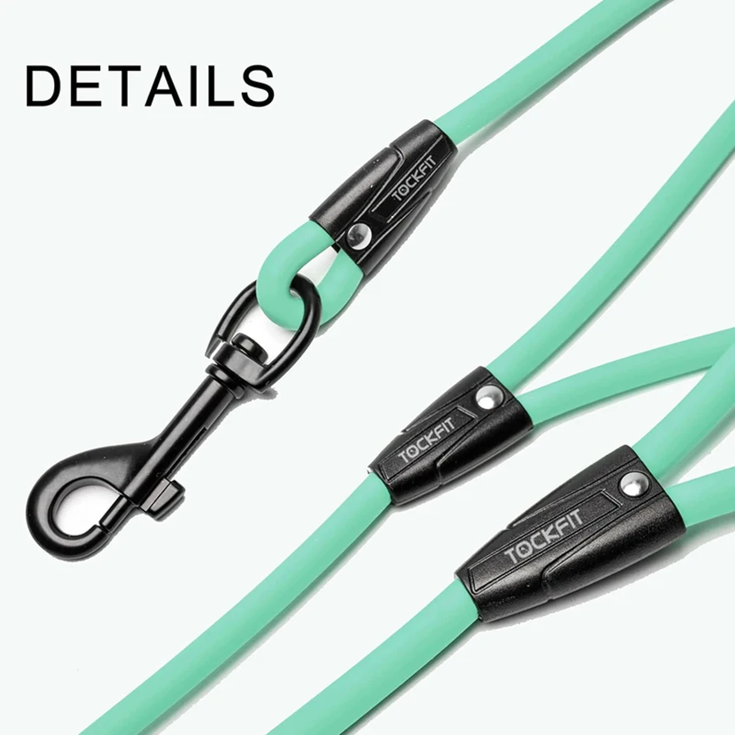 Durable and reliable long PVC dog leash for active outdoor play - Waterproof design perfect for training, yard play, and beach a