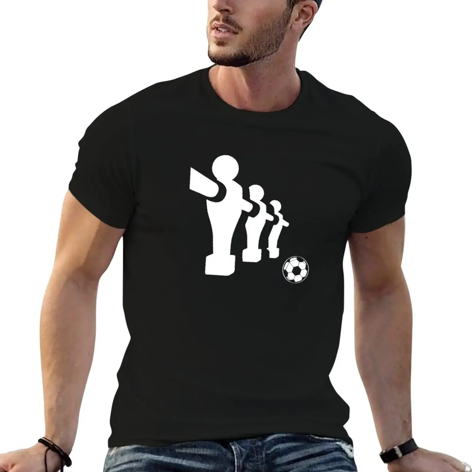 Table football / Kicker table - player with ball T-Shirt new edition plus size tops big and tall t shirts for men