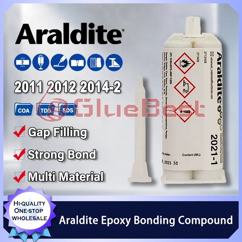 Araldite 2011 2012 2014-2 2015 2019 2021-1 2022-1 Two Component Epoxy Bonding Compound for Industrial Assembly Repair 50-400ml