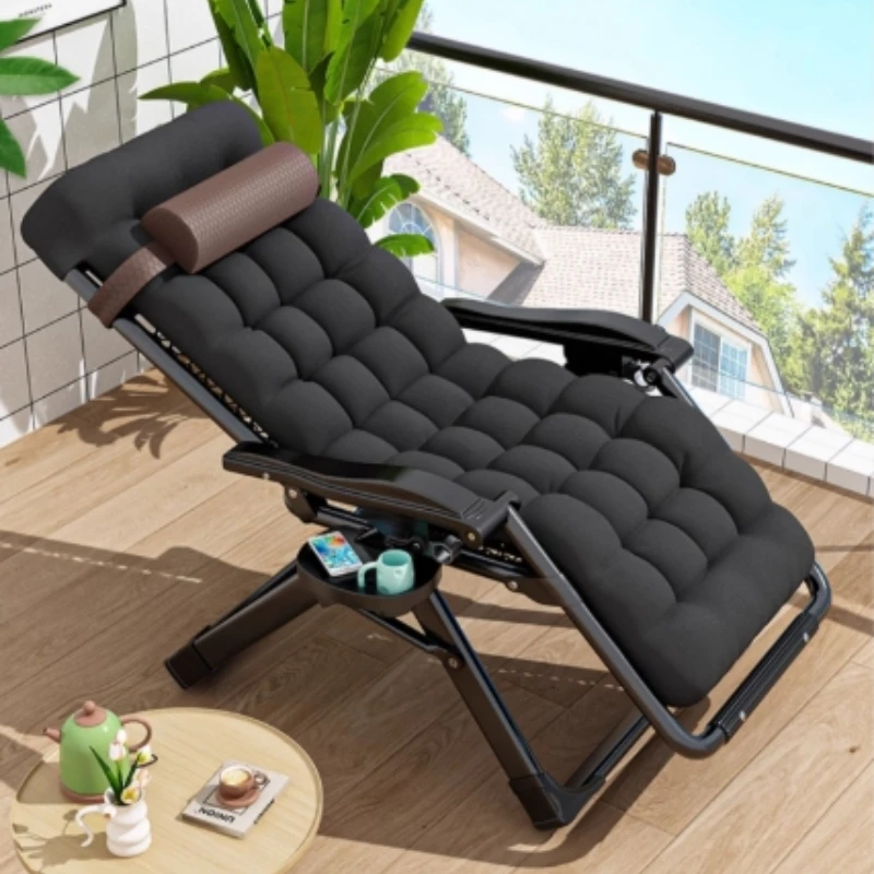 كرسي كرسي محمول قابل للطي مريح للجلوس والنوم لكبار السن قيلولة شرفة مكتب استخدام الراحة المنزلية #5