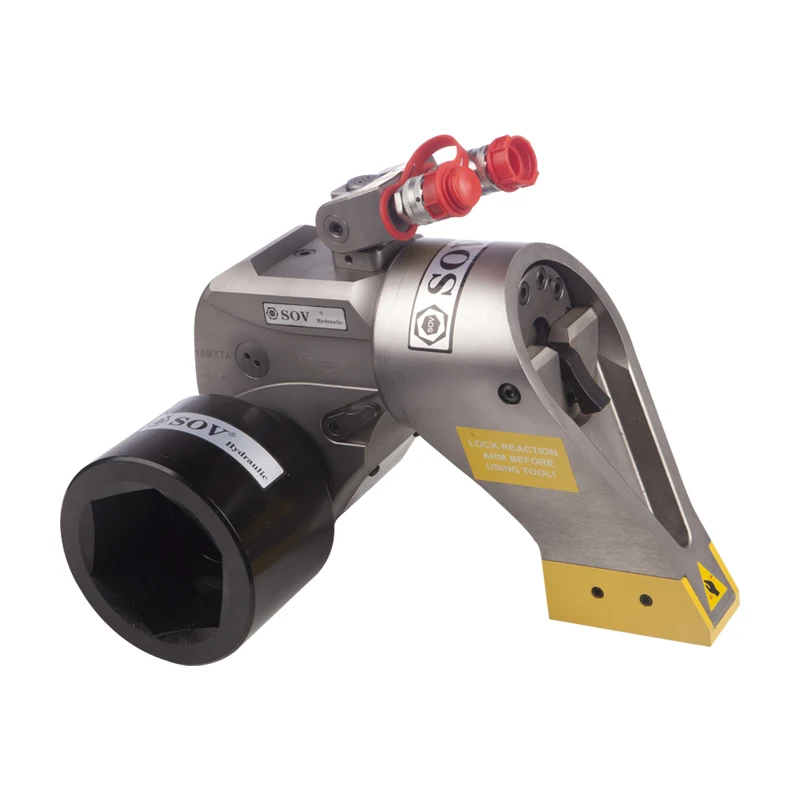 driving head 1-1/2'' torque range 1078-10780Nm Al-ti alloy Square Drive Hydraulic Torque Wrench by Hydraulic electric pump drive