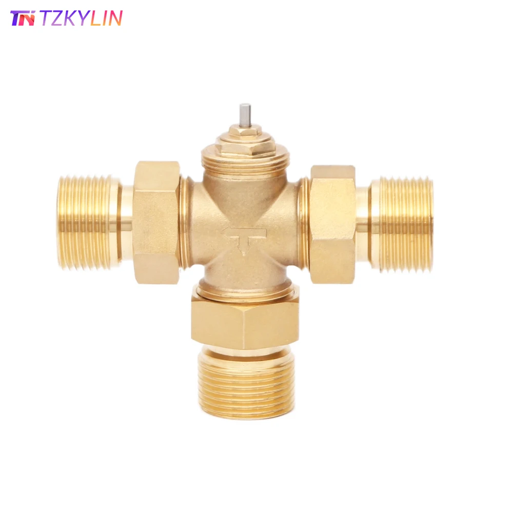 Three way mixing valve with thermostatic capillary remote sensor  Setting range 30-70 °C