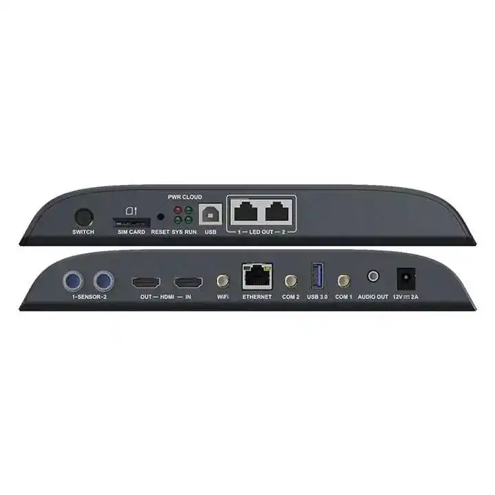 Novastar led display sender box nova multimedia player shenzhen tb40 wifi usb 4g video wand sdk 2 ethernet ports voll farbig