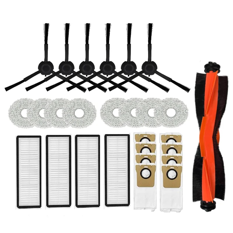 27 шт. комплект аксессуаров для Xiaomi Dreame X20 Pro/X20 Pro Plus робот-пылесос запасные части для бытовой уборки