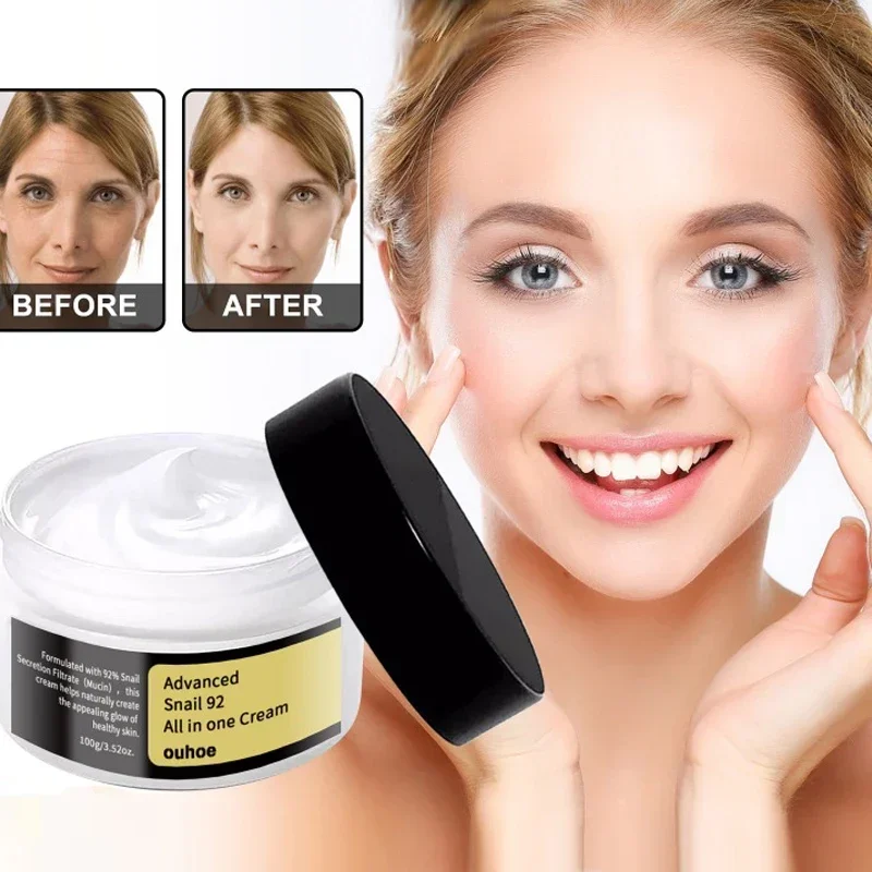 

Snail Essence Cream Face Fade fine lines Law Lines Moisturizing Firming Skin Anti-aging remove Wrinkle facial care Cosmetics