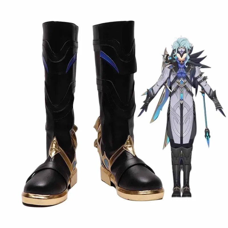 

Game Genshin Impact Dottore Cosplay Shoes Boots Snezhnaya Fatui The Doctor II Dottore Halloween Carnival Costume Accessories
