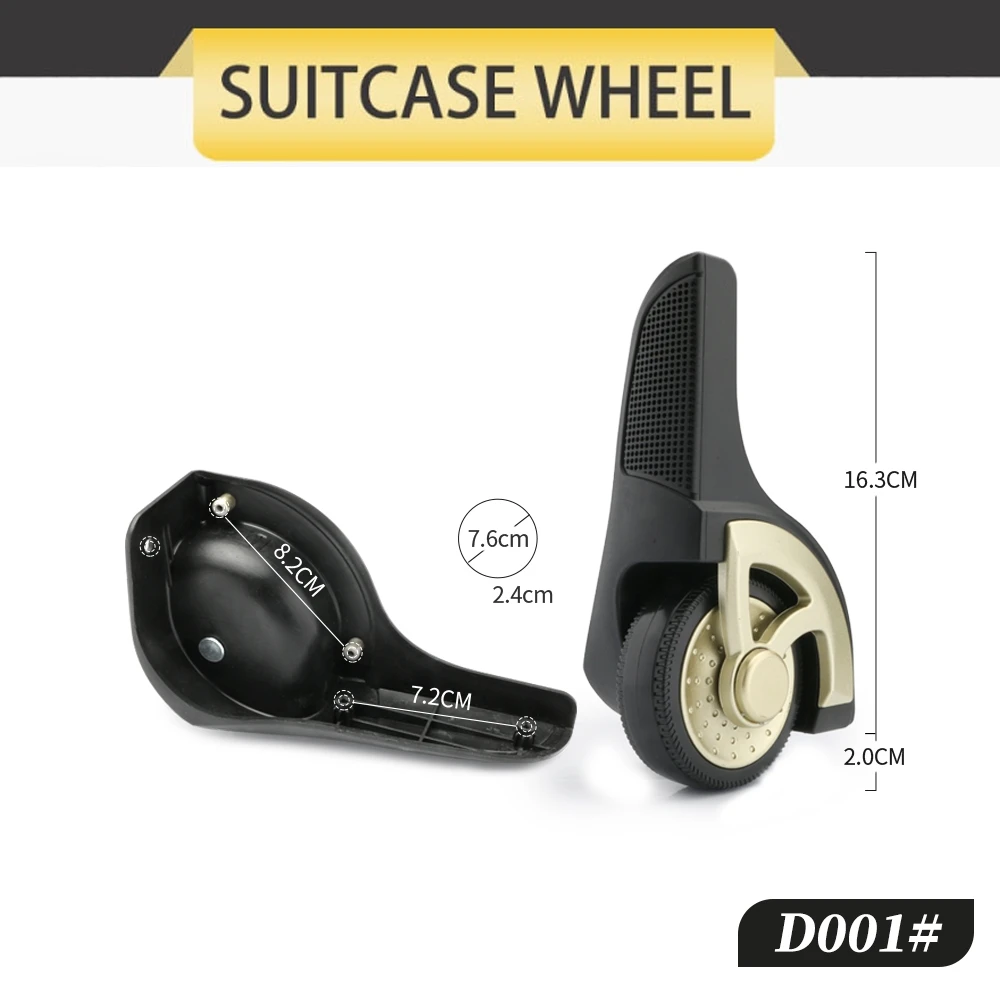 Suitcase Wheels Suitcase Load-bearing Wheels For Replacement Directional Wheels Suitcase Pulleys Luggage Accessories Casters