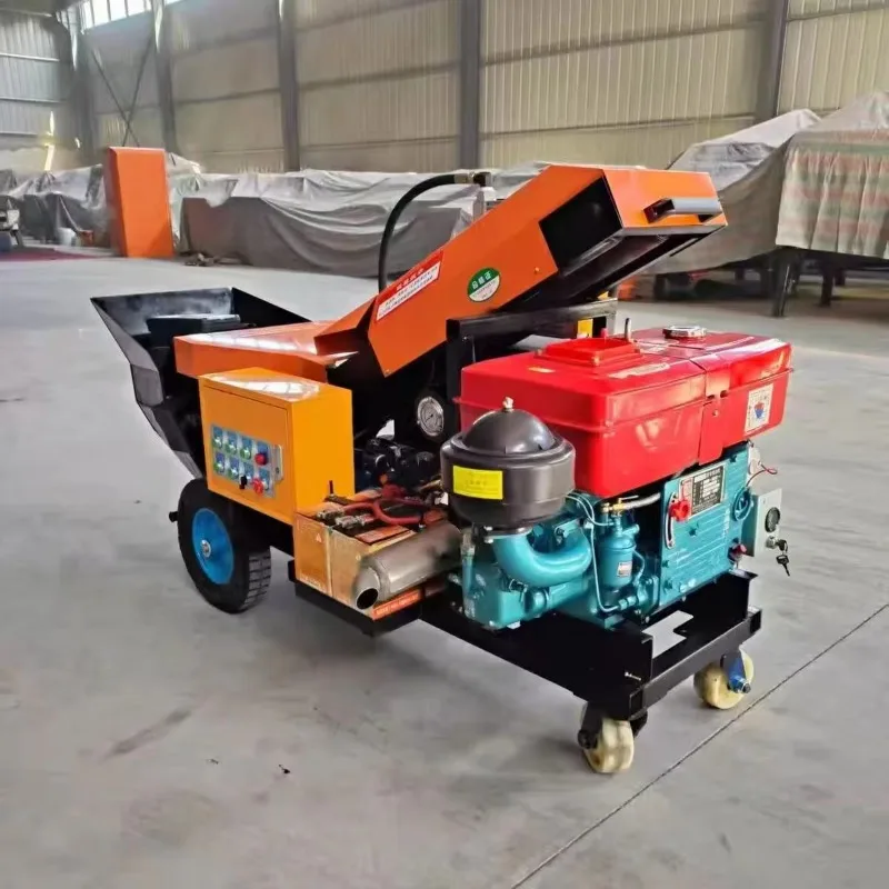 

YG Diesel Concrete Pump Machinery Concrete Mixer Pump Mini diesel Concrete Pump Trailer