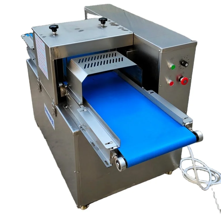 เครื่องสไลซ์เนื้อสดอัตโนมัติ เนื้อหมู อกไก่ เครื่องตัดเนื้อกระตุก