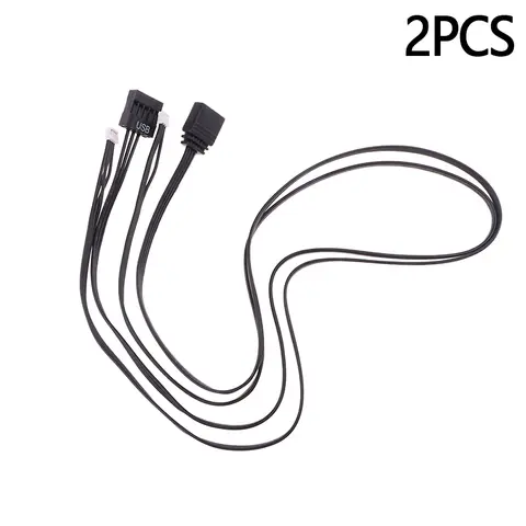 2 PCS New AMD Ryzen Wraith Prism Wraith Max Fan RGB Light Motherboard Control Sync Cable