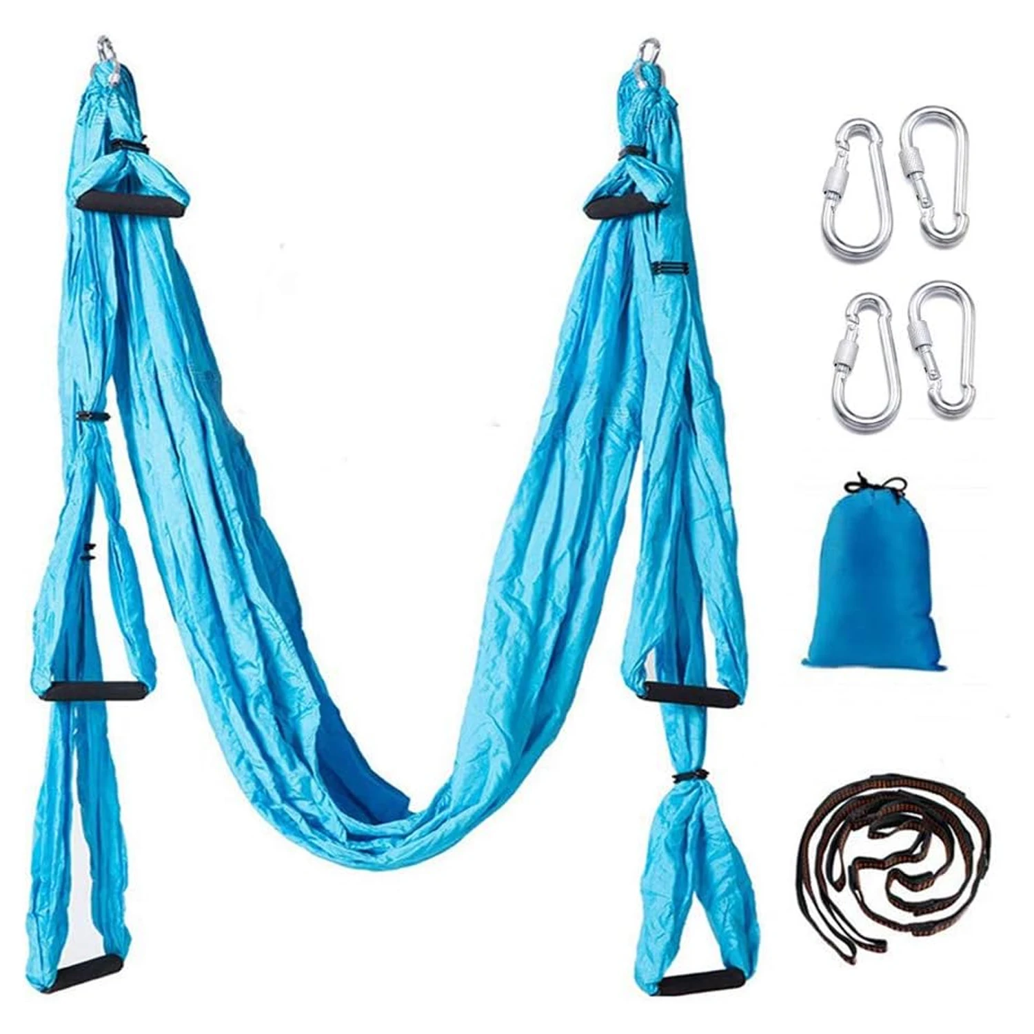 

29 Lightweight yet Strong Yoga Swing for Aerial Meditation, Relaxation & Body Stretching