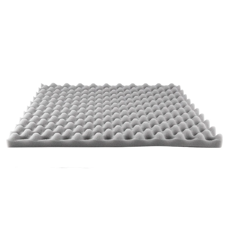 12 Pack Egg Crate Soundproof Foam Panels 1.2Inch X 20Inch X 20Inch Acoustic Foam Fit For Home & Pro Studios Gray