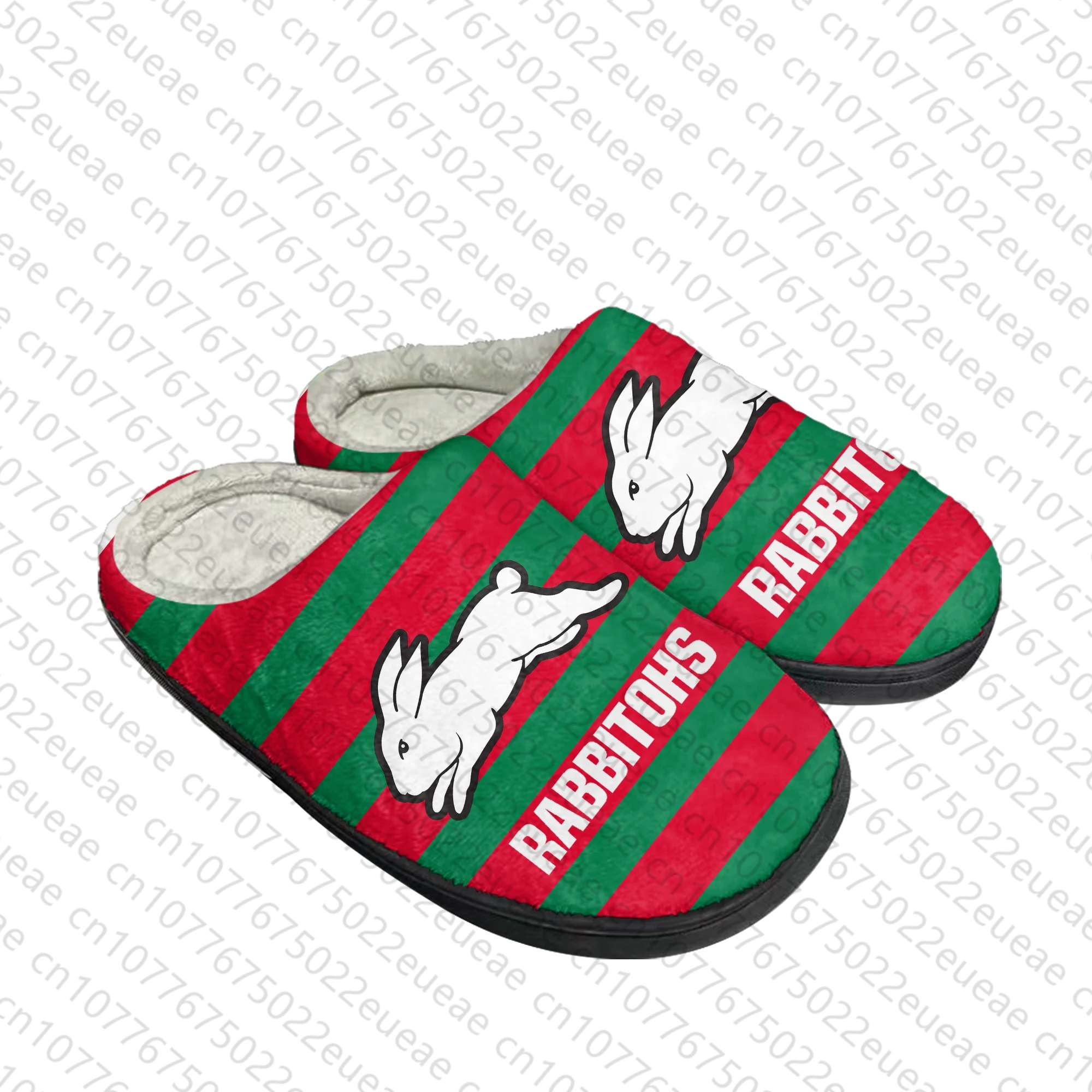 South Sydney Rabbitohs australische Rugby Home Baumwolle Hausschuhe Herren Damen Plüsch Schlafzimmer lässig halten warme Schuhe Thermal Indoor DIY