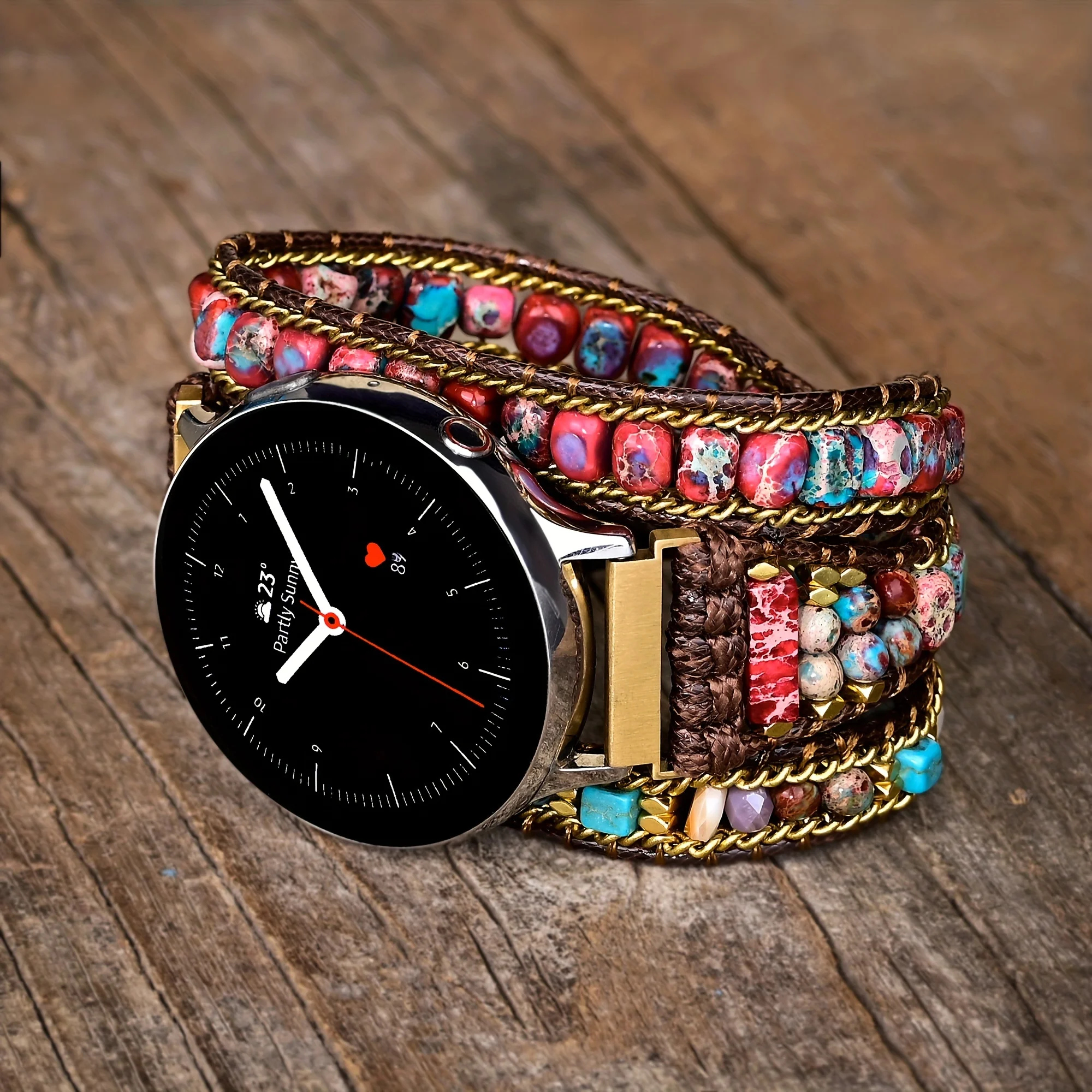Stones Watches & Jewelry In Sweden Ab - Богемский многослойный ремешок для часов, 3-слойный,