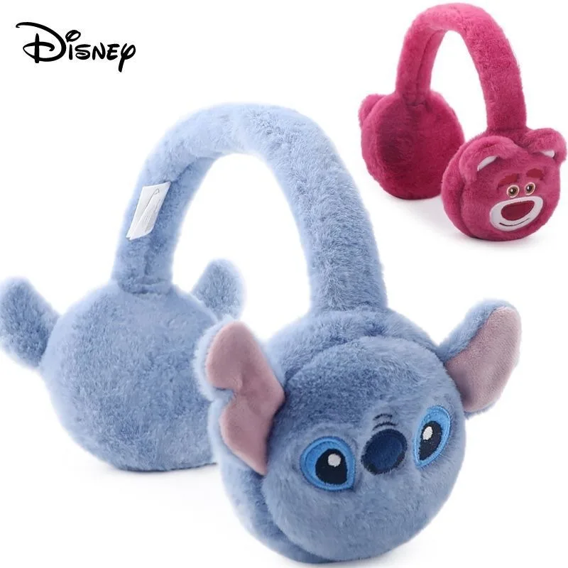 Disney Creative Girl Heart Lotso Cute Children's Ear Warmer Stitch Autumn and Winter Cartoon Warmer Baby Ear Warmer Wholesale