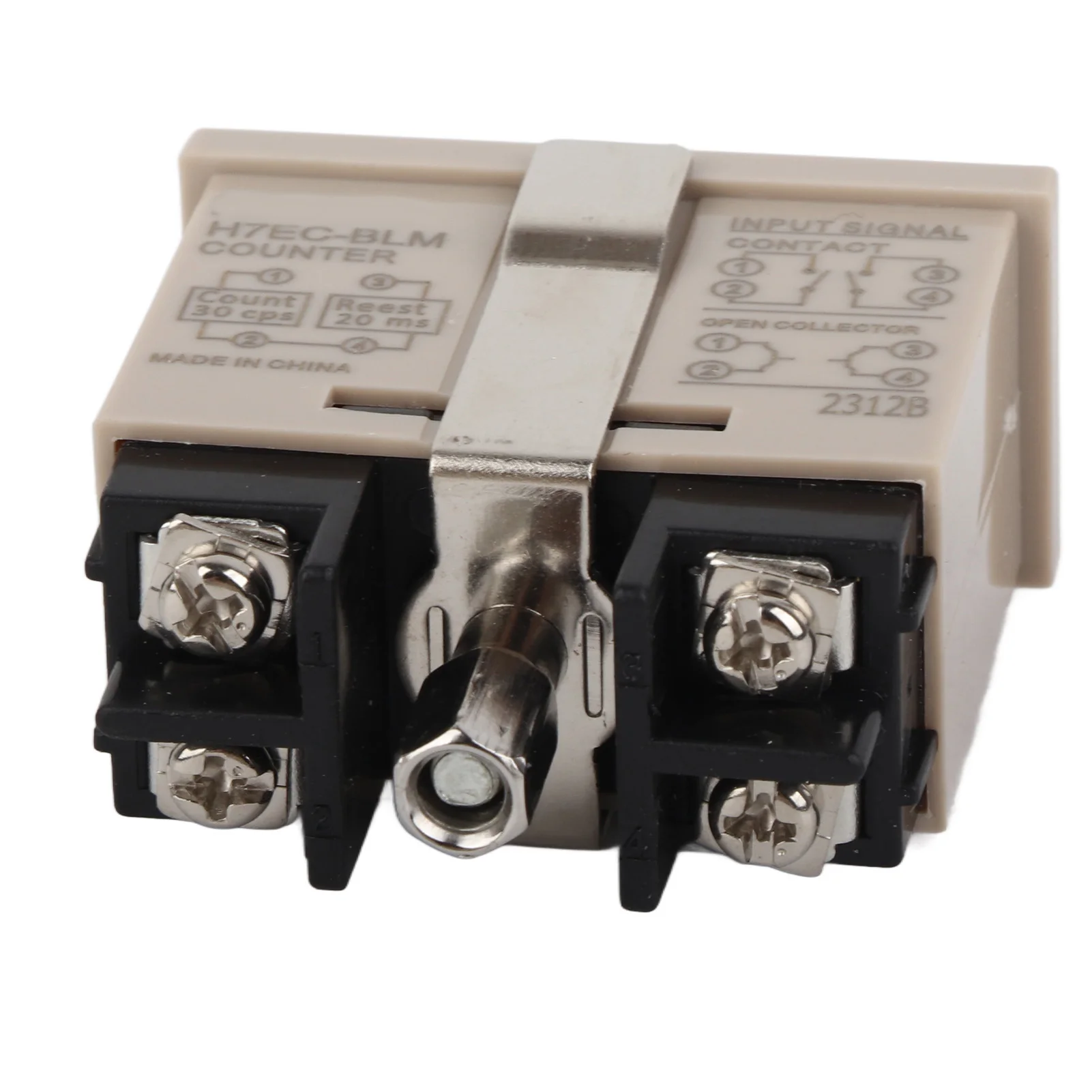 عداد رقمي H7EC BLM عداد كهربائي رقمي Totalizer بدون مدخل جهد مع شاشة LCD مكونة من 6 أرقام عداد كهربائي #5