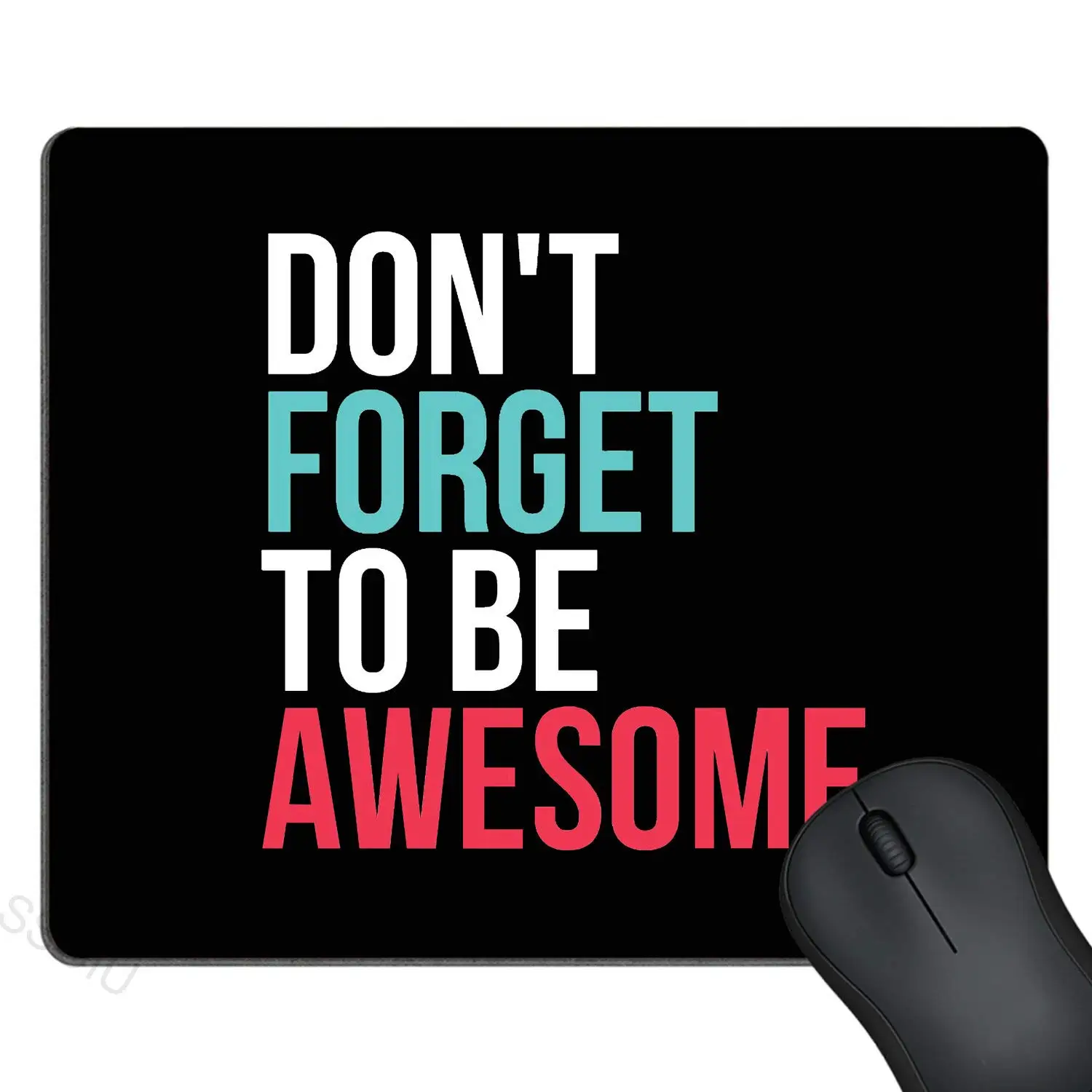 

Classic Inspirational Quote Square Mouse Pads Comfortable Gaming Mousepad Mouse Mat Keyboard Mats Desk Pad 22x18cm