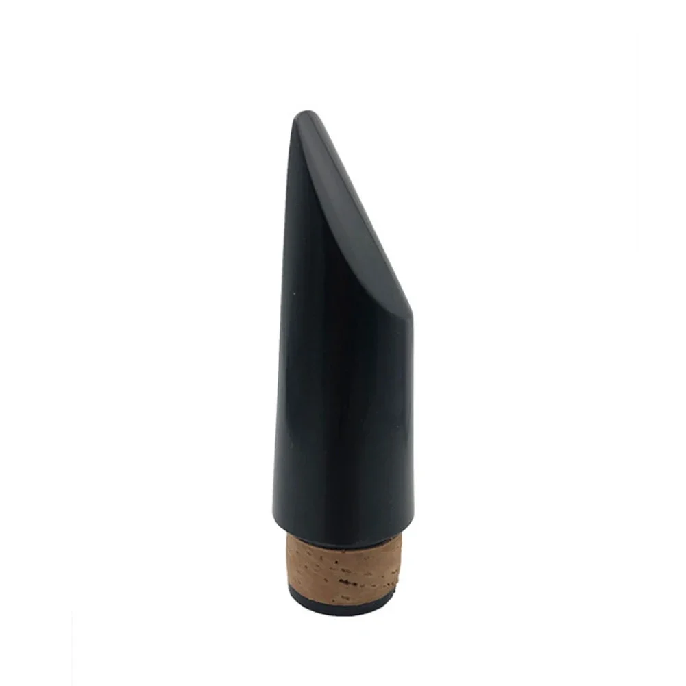 

Brand New Concert Clarinet Mouthpiece Clear Easy To Install Black Flexibility Instrument Musical Professionals