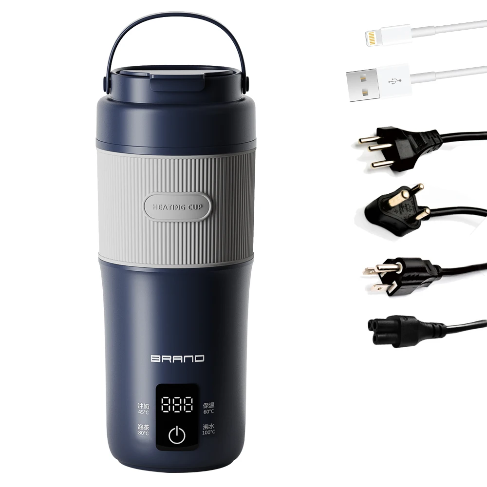 Lightweight Portable Small Electric Travel Kettle Mini Heating Cup Mini Electric Kettle Good for Travelers and Students