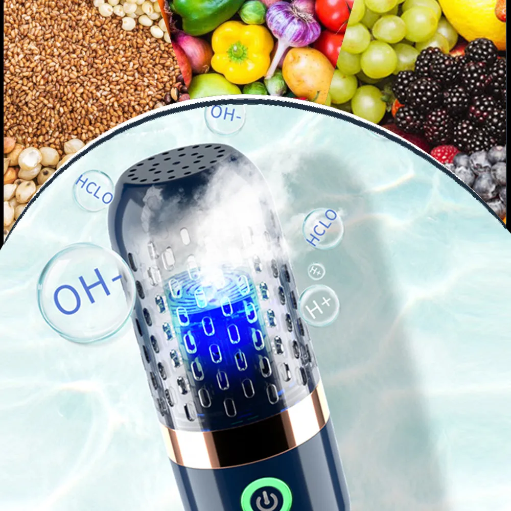 Vegetable and Fruit Cleaning Machine, Fruit and Vegetable Washer, Fruit Cleaner, Fruit Purifier, Waterproof Fruit Cleaning Device