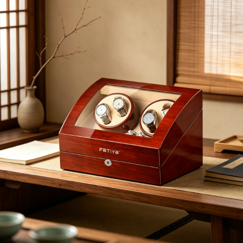 Zero Luxury Watch - Automatic Mechanical Watch Winder Box Wood