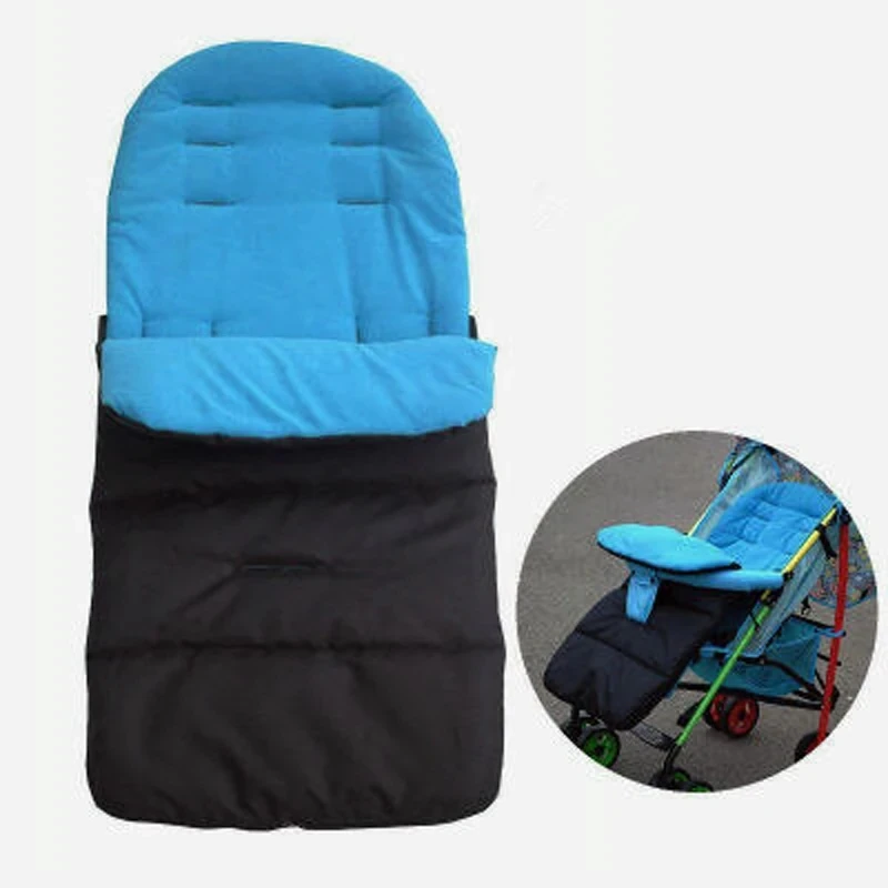 Autumn Winter Baby Stroller Sleeping Bag Wind Proof Baby Carriage Sleeping Bag Soft Thicken Warm Newborn Stroller Sleeping Bag