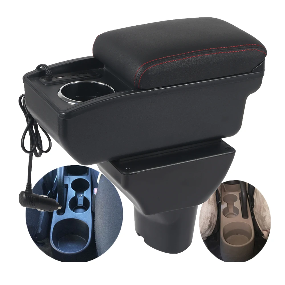 Car I20 Armrest box﻿ elbow support central content store case console storage