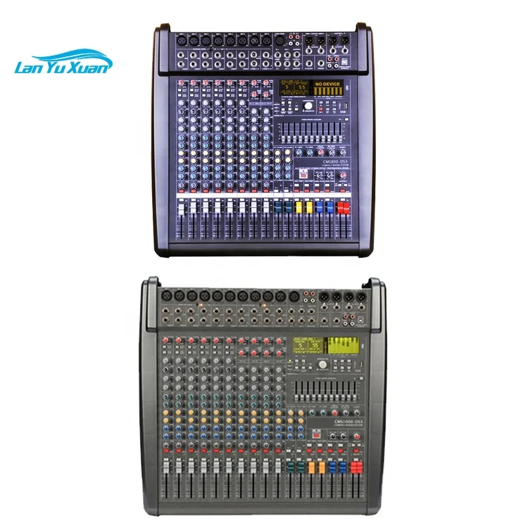 

CMS1000-DS3 Professional 10-Channel Audio Mixer Dual Display Console Equipment for Stages