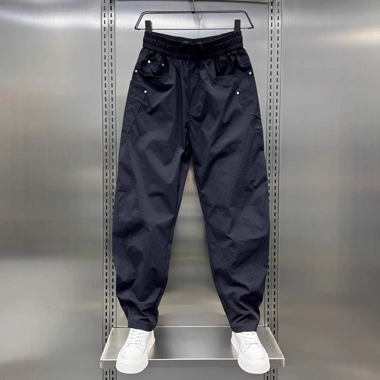 

Men's Casual Pants Loose Straight Leg Workwear Trousers Men's Casual Loose Straight Leg Harlan Pants Breathable Long Trousers