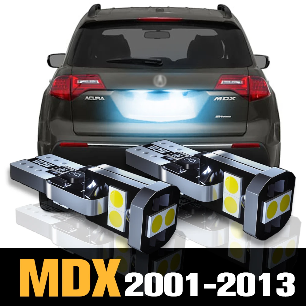 

2pcs Canbus LED License Plate Light Lamp Accessories For Acura MDX 2002 2003 2004 2005 2006 2007 2008 2009 2010 2011 2012 2013