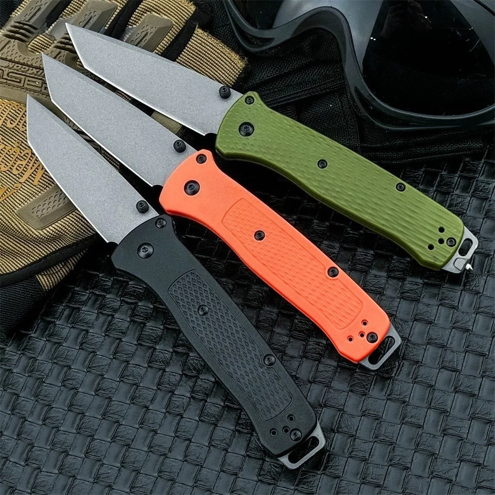 

Высококачественный карманный складной нож BM 537, лезвие из стали 440C, нейлоновая ручка из волокна, ножи для выживания на открытом воздухе, для кемпинга, повседневного ношения