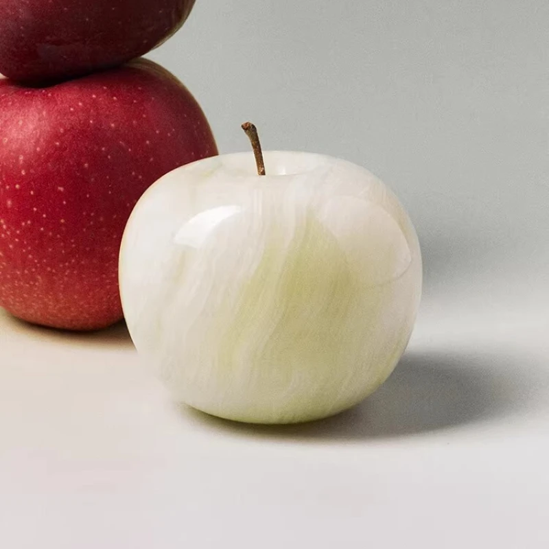 Natural jade handmade apple fragrance insert gift box